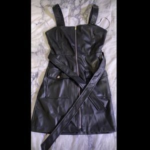 Black Leather Dress